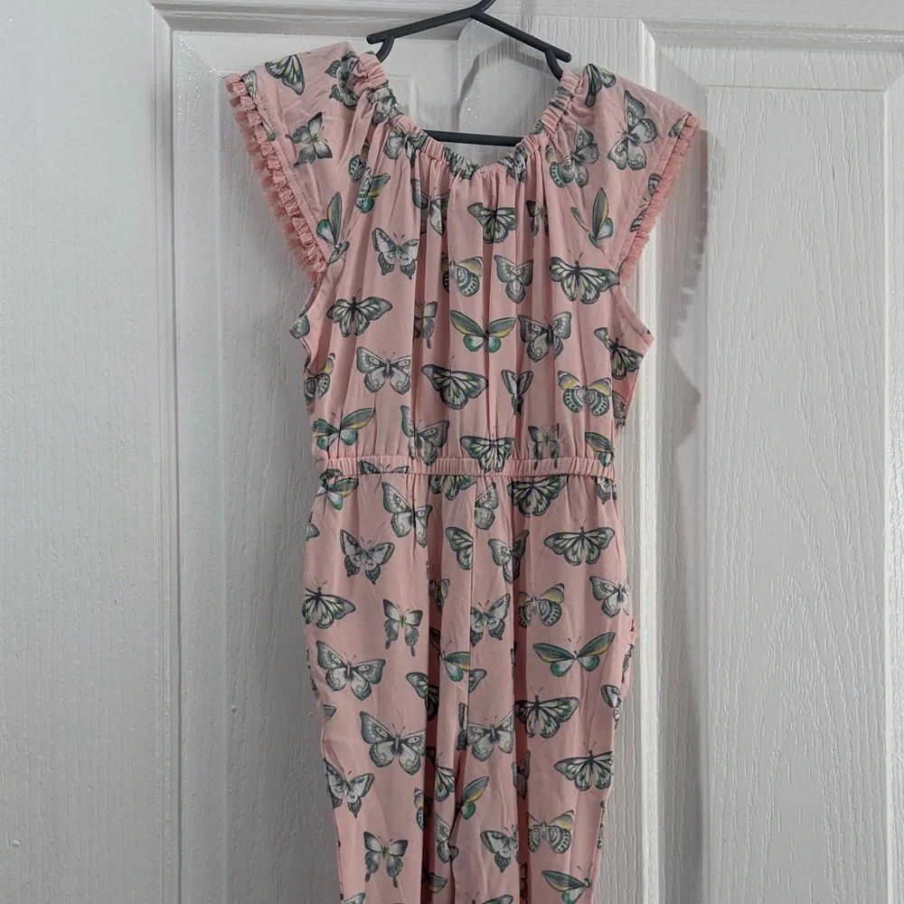 NWT Toddler Gymboree Pink Butterfly One Piece jumpsuit 12-18 months